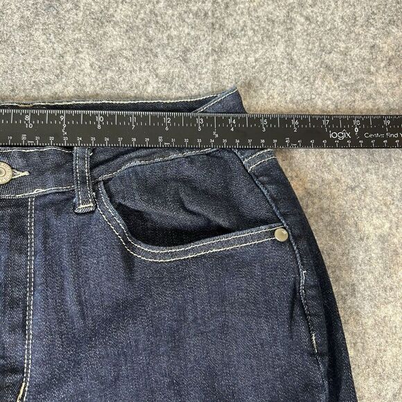 Judy Blue Mom Jeans Womens 9/29 Dark Wash Denim Straight Leg Stretch - Picture 6 of 10
